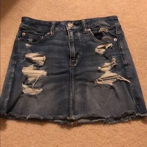 Mini Jean Skirt